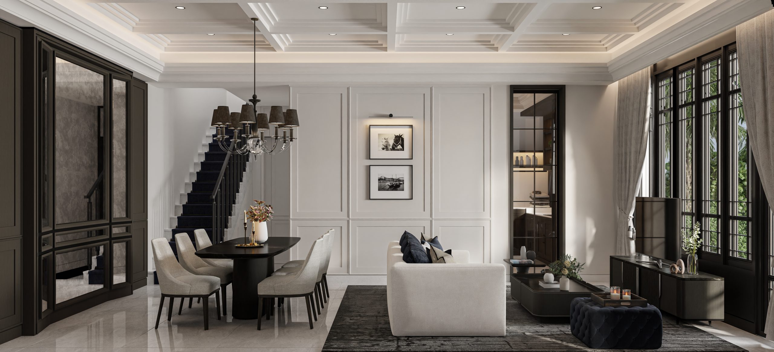 Discover the Franklin Type at Beverly Hills Cluster:  A Sophisticated Blend of American Classic and Modern Comfort